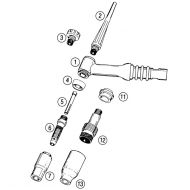 maquinas-online.es TIG 26 / 4 m - Antorcha de soldadura TIG