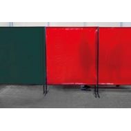 maquinas-online.es Paredes protectoras TransEco 1450 V rojo-naranja 1450 x 1870 mm - Pared protectora