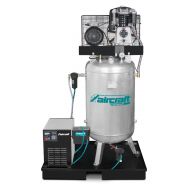 maquinas-online.es AIRPROFI 853/270/10 VKK - Compresor de pistón estacionario con secador de refrigerante, filtro fino, acondicionador de condensado para separación aceite-agua y trampa automática de vapor 