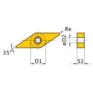 maquinas-online.es Insertos de reemplazo HM ISO VNMG160408 - Insertos de reemplazo HM