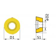 maquinas-online.es Insertos de reemplazo HM ISO RNMM1003MO - Insertos de reemplazo HM