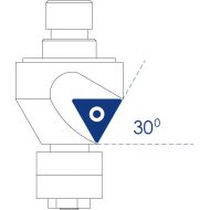 maquinas-online.es Portaherramientas 30° para KE 6 - Portaherramientas para dispositivos de desbarbado de bordes