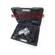 maquinas-online.es Llave de impacto profesional de 3/4  and #039;, 680 Nm con 8 piezas de llave de potencia juego de 26-38 mm