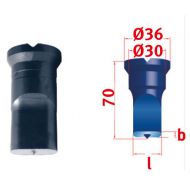 maquinas-online.es Punzón ranurado No.2 10,5 x 21,0 mm - Punzón ranurado para punzonado de agujeros Mubea