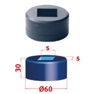 maquinas-online.es Troquel Cuadrado No.60 24.7 mm - Troquel Cuadrado para Punzonado de Agujeros Mubea