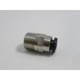 maquinas-online.es Enchufe push-in 1/4 and quot; AG x 6 mm, recto, 16 bar