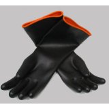 maquinas-online.es Par de guantes Caja de chorro de arena SSB de 18 and quot; Pos. 14